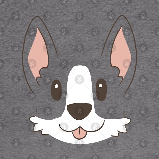 Cute Corgi Face by Teesminator